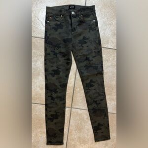 Hudson Camouflage Super Skinny Jeans